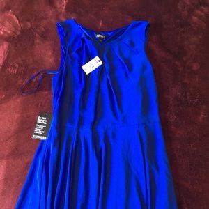 Express blue dress